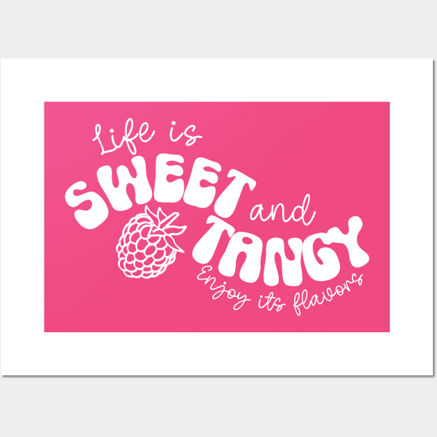 Groovy Raspberry sorbet Wall Art by ARTSYVIBES111